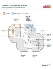 425 Holderrieth Blvd, Tomball, TX à louer Plan d’étage- Image 1 de 1