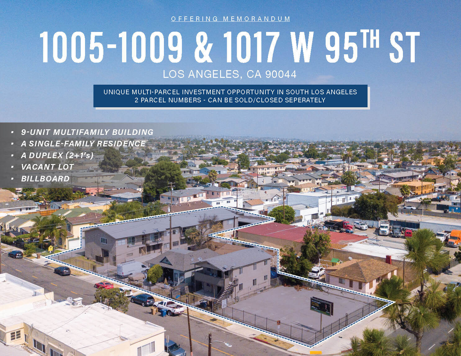 1005-1009 & 1017 W 95TH ST portefeuille de 2 propriétés à vendre sur LoopNet.ca Photo du bâtiment- Image 1 de 25