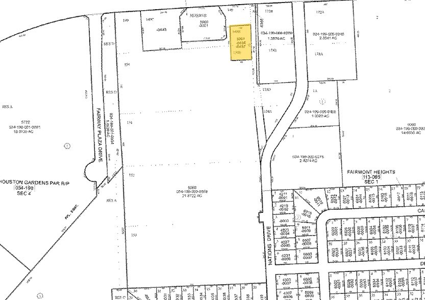 5964 Fairmont Pky, Pasadena, TX à vendre - Plan cadastral - Image 3 de 3