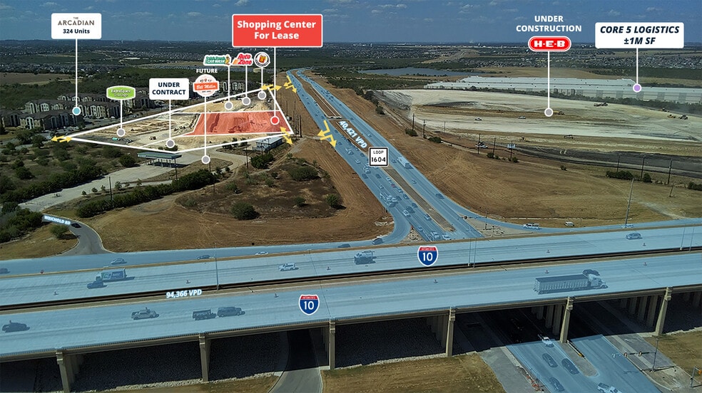 1604 E at IH-10 E, Converse, TX à louer - Photo du bâtiment - Image 3 de 4