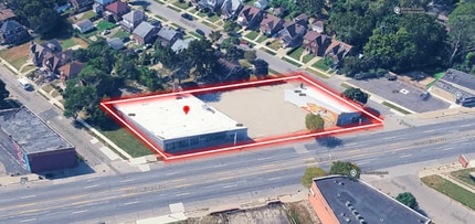 15725 Grand River Ave, Detroit, MI - AERIAL  map view - Image1