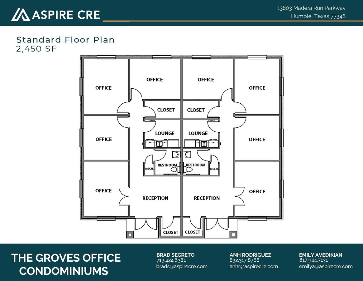 13803 Madera Run, Humble, TX 77346 - Unité 505 - - Plan d’étage - Image 2 of 8