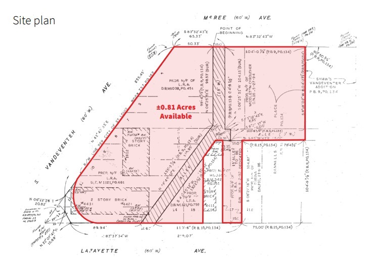 1600 S Vandeventer Ave, Saint Louis, MO à vendre - Plan de site - Image 2 de 2