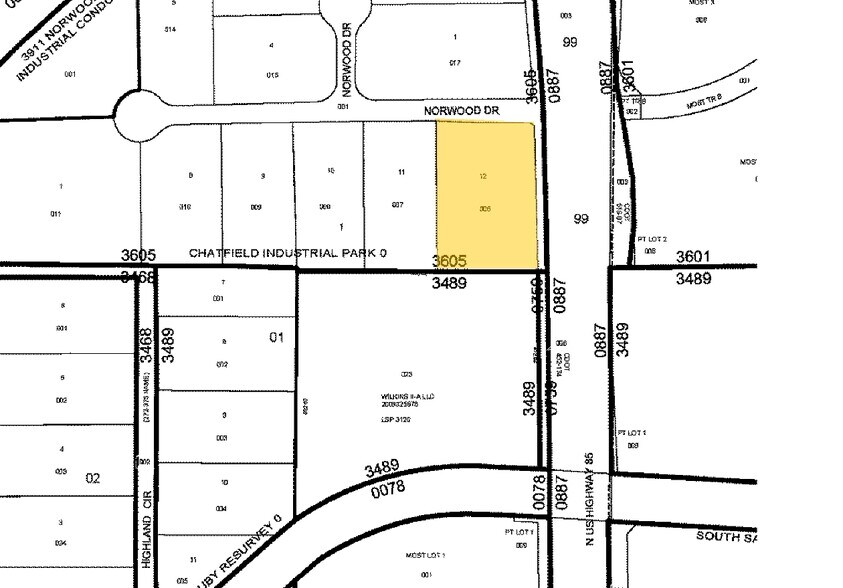 3706 Norwood Dr, Littleton, CO for lease - Plat Map - Image 2 of 7