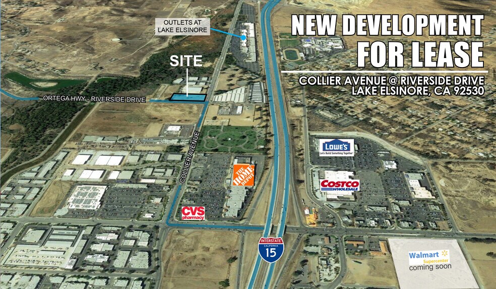 Collier Ave And Riverside Dr, Lake Elsinore, CA à louer - Photo du bâtiment - Image 2 de 4