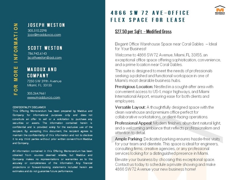 4866 SW 72nd Ave, Miami, FL for lease - Building Photo - Image 2 of 5