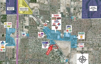 4315 N Rancho Dr, Las Vegas, NV - Aerial map view