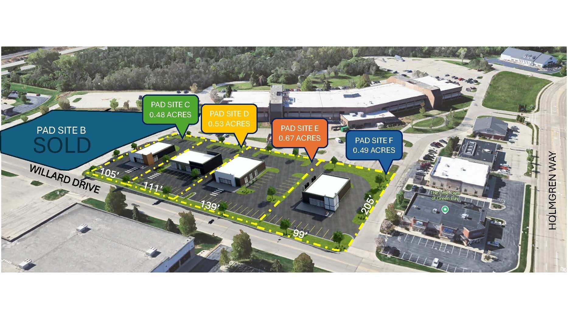 700 Pilgrim Way, Ashwaubenon, WI à vendre Photo du bâtiment- Image 1 de 7