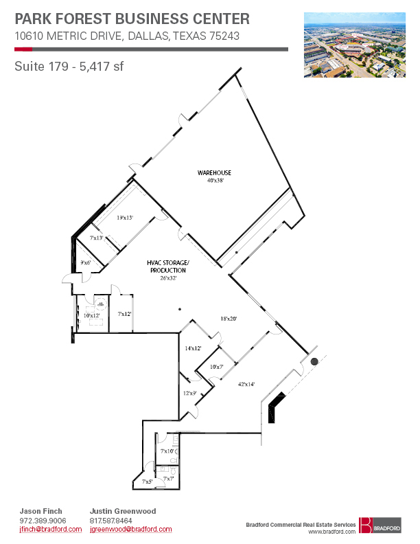 11601 Plano Rd, Dallas, TX à louer Plan d’étage- Image 1 de 1