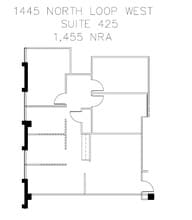 1445 North Loop W, Houston, TX for lease Floor Plan- Image 1 of 1
