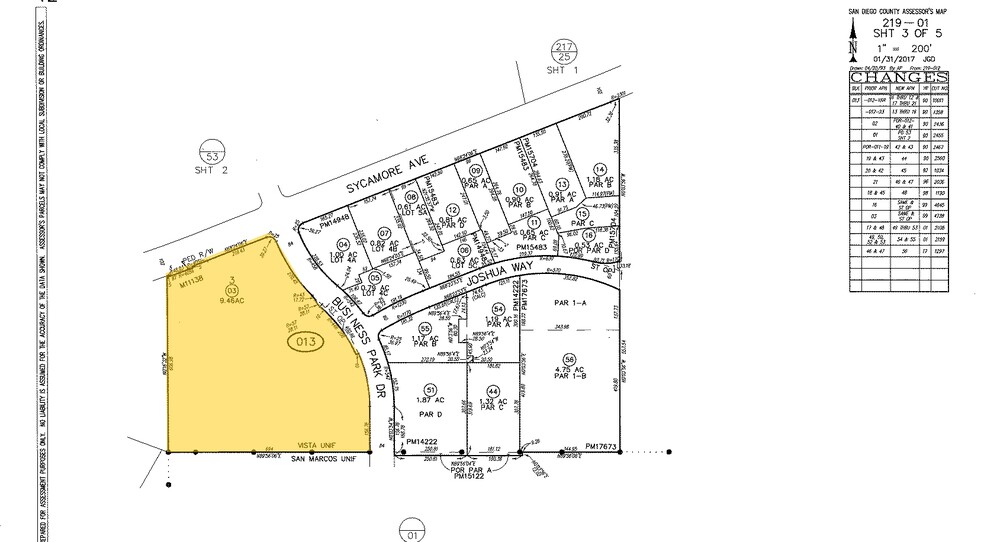 2611 Business Park Dr, Vista, CA à louer - Plan cadastral - Image 2 de 2