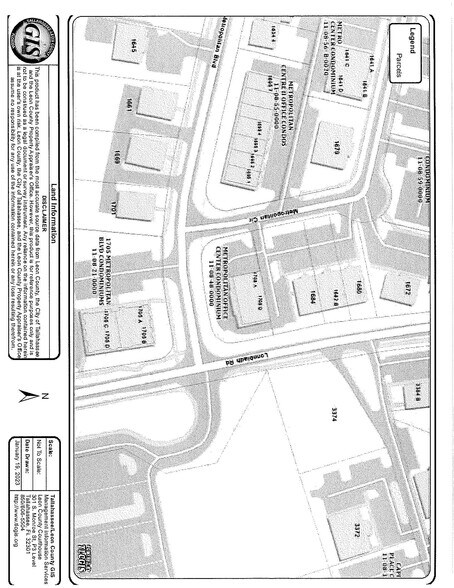 1700-1708 Metropolitan, Tallahassee, FL à louer - Plan de site - Image 2 de 3