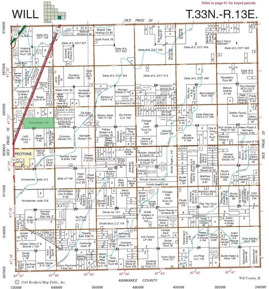 S Ridgeland Avenue, Peotone, IL à vendre - Plan cadastral - Image 2 de 3
