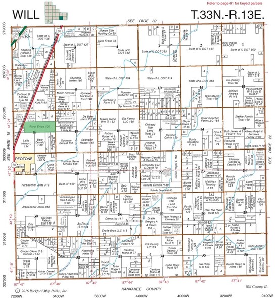 S Ridgeland Avenue, Peotone, IL for sale - Plat Map - Image 2 of 3