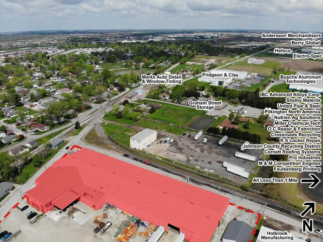 Plus de détails pour 211 Province St, Franklin, IN - Industriel à louer