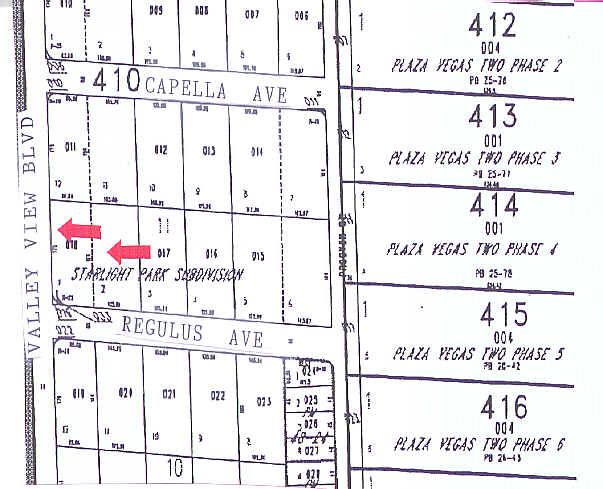 3200 S Valley View Blvd, Las Vegas, NV for lease - Plat Map - Image 3 of 6