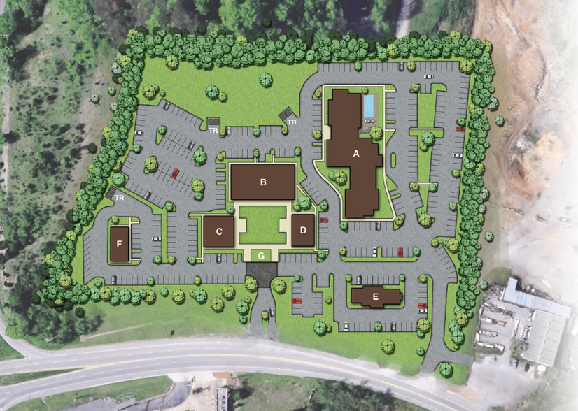 3800 Cummings Hwy, Chattanooga, TN à louer - Plan de site - Image 2 de 2