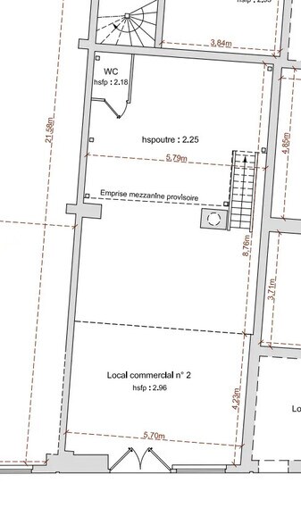 Retail in Puteaux for lease - Floor Plan - Image 2 of 3