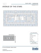 1901 Avenue of the Stars, Los Angeles, CA à louer Plan d’étage- Image 1 de 1