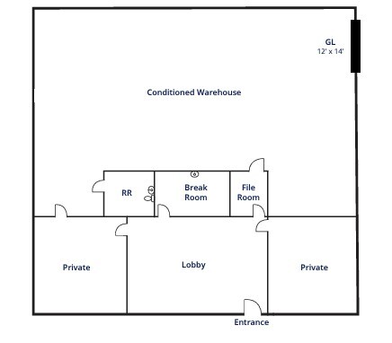 3306 Monier Cir, Rancho Cordova, CA for lease Floor Plan- Image 1 of 1