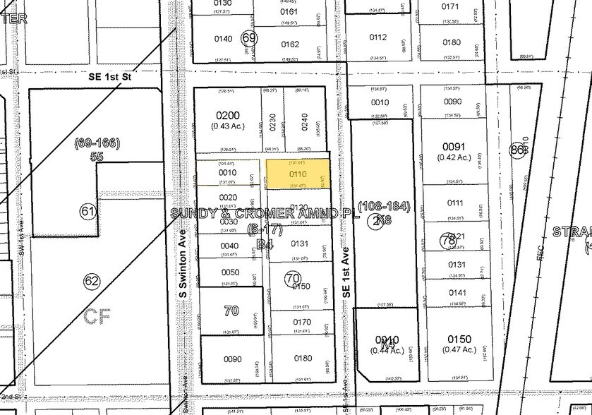 104 SE 1st Ave, Delray Beach, FL for sale - Plat Map - Image 3 of 3