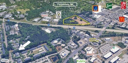 6207 Ramada Dr, Clemmons, NC - Aérien Vue de la carte