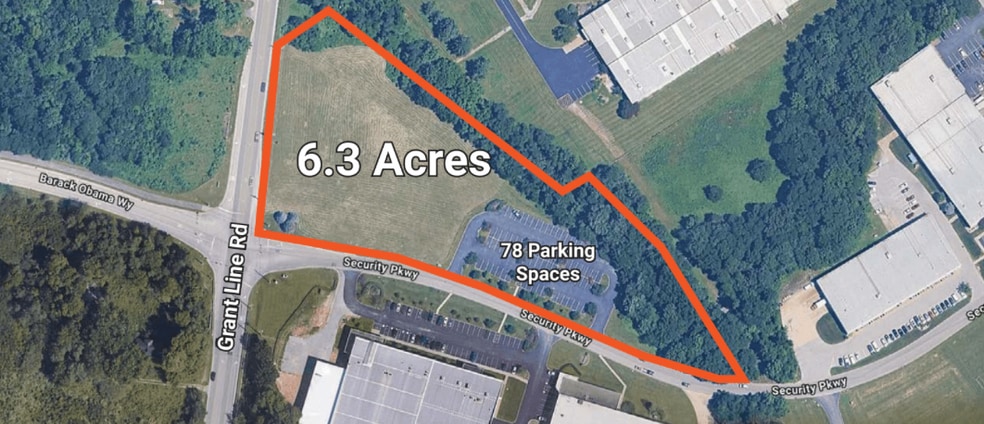 Grant Line & Security Pkwy New Albany IN 4715 rd, New Albany, IN for sale - Aerial - Image 1 of 2