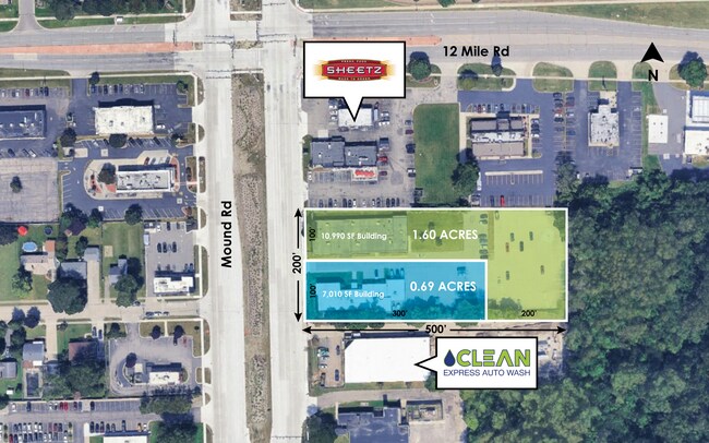 More details for 28800-28820 Mound Rd, Warren, MI - Land for Sale