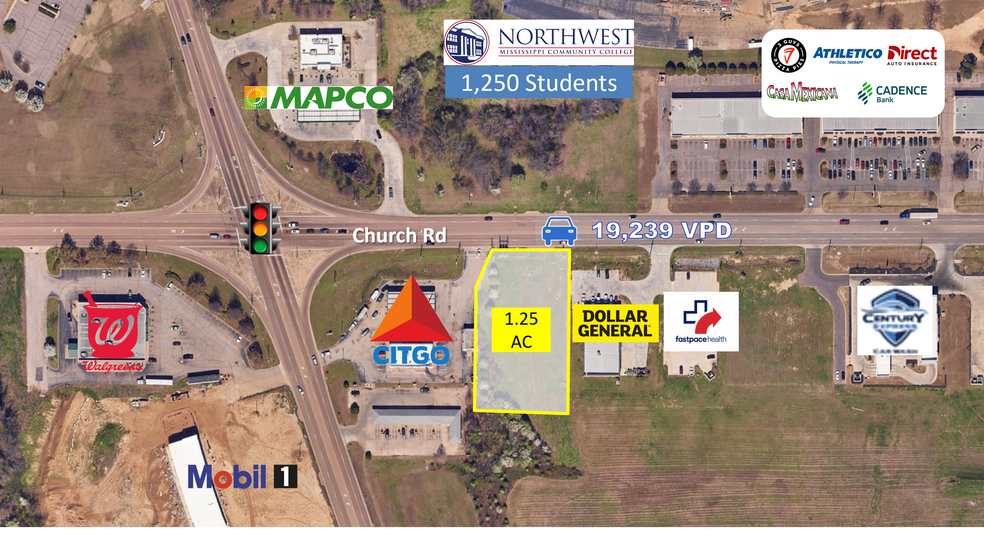 Church Rd, Southaven, MS for lease - Building Photo - Image 2 of 4