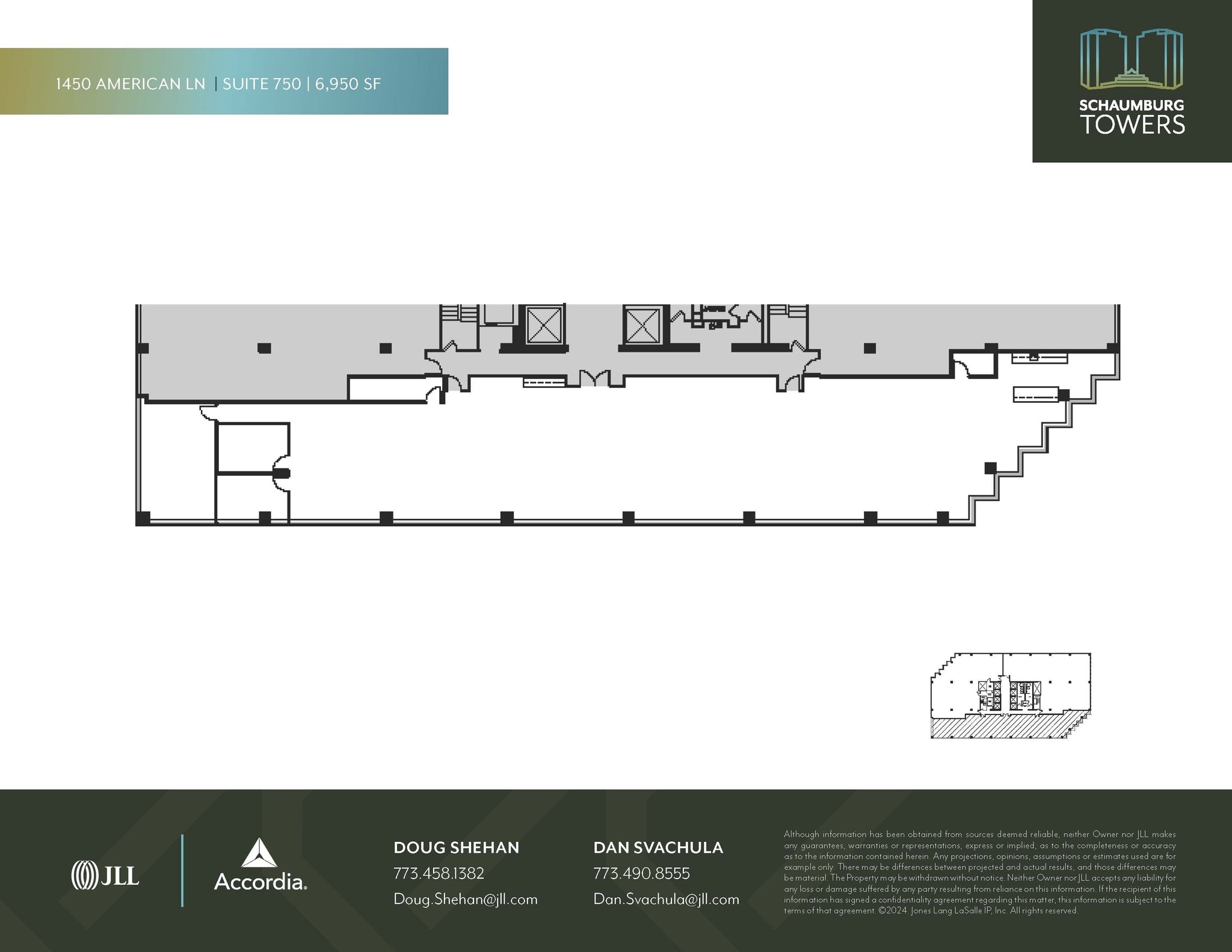 1400 American Ln, Schaumburg, IL à louer Plan d’étage- Image 1 de 1