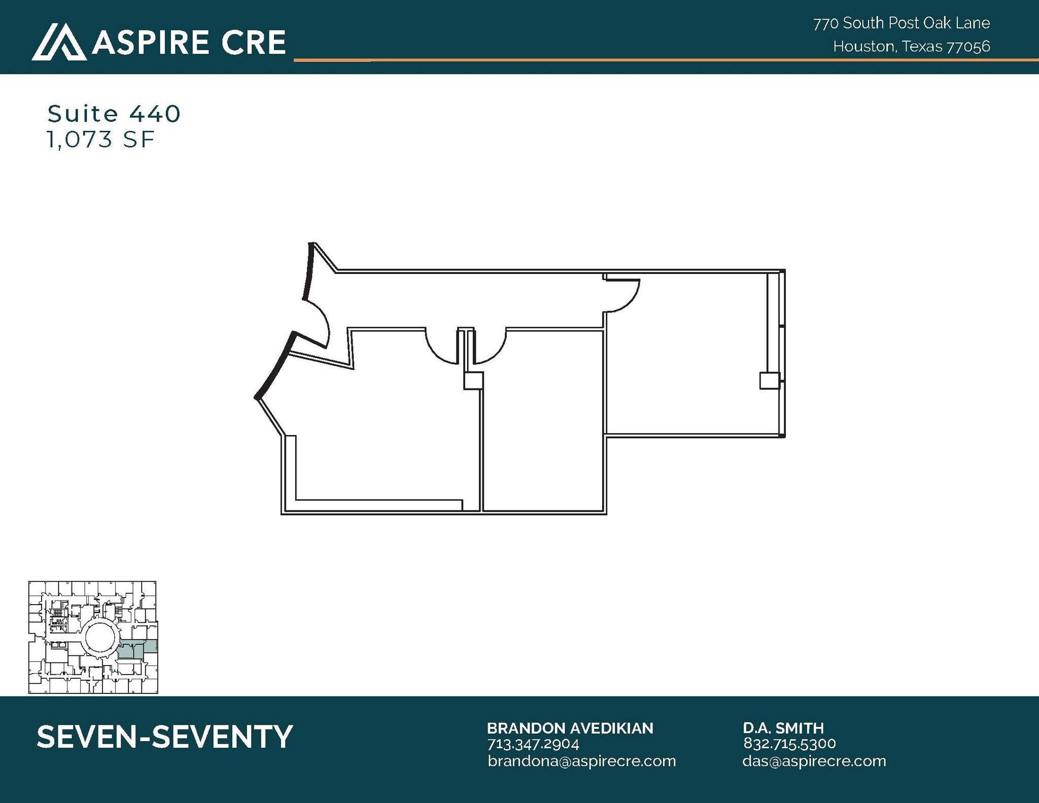 770 S Post Oak Ln, Houston, TX for lease Floor Plan- Image 1 of 1