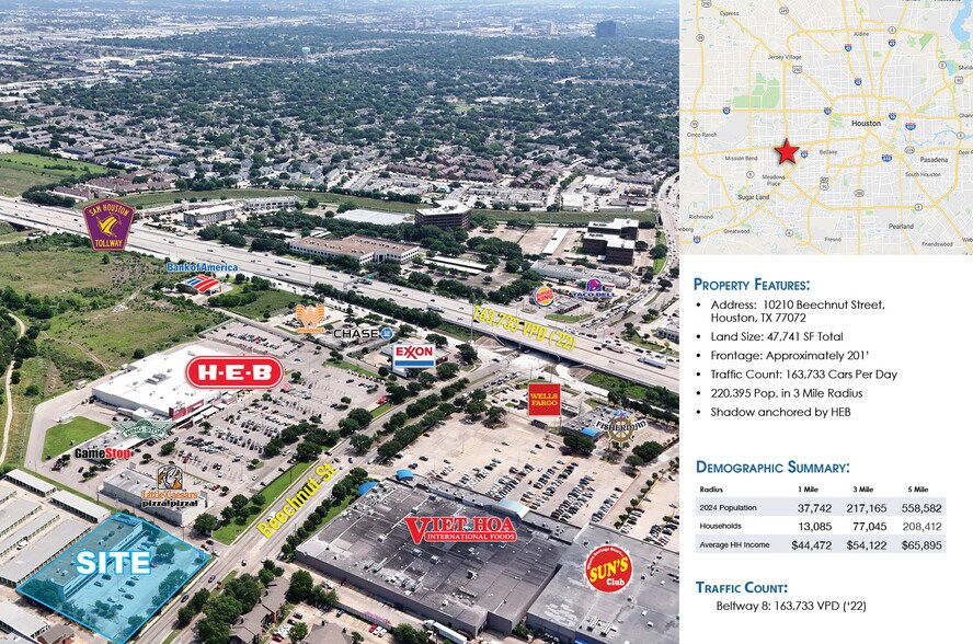 10200-10218 Beechnut St, Houston, TX à louer - Photo du bâtiment - Image 3 de 3