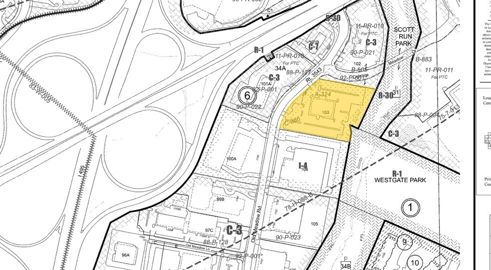 1749 Old Meadow Rd, McLean, VA à louer - Plan cadastral - Image 2 de 2