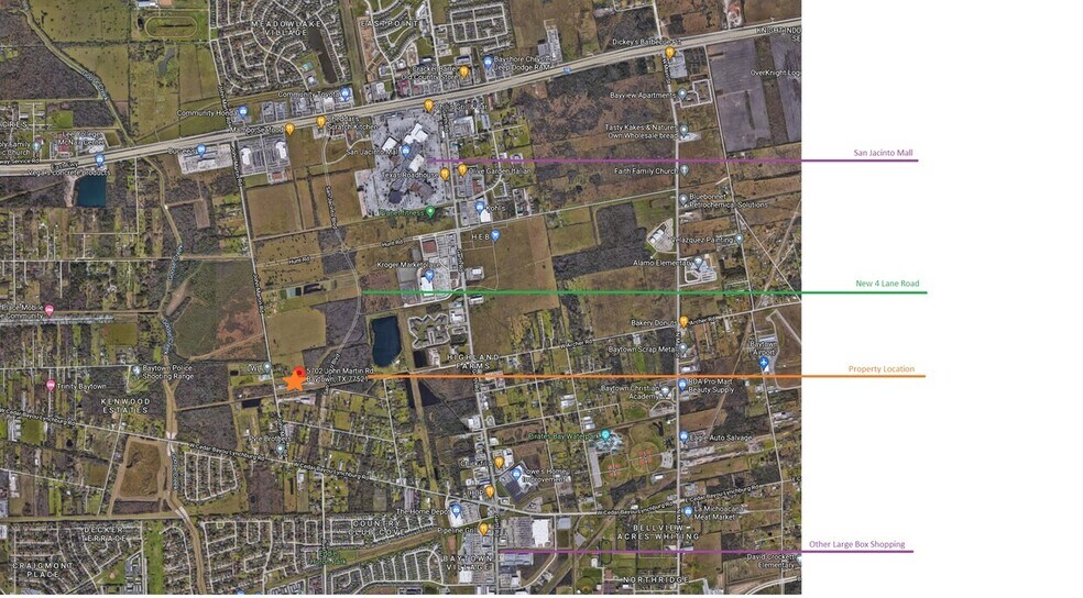 5702 John Martin Rd, Baytown, TX à vendre - Aérien - Image 3 de 25