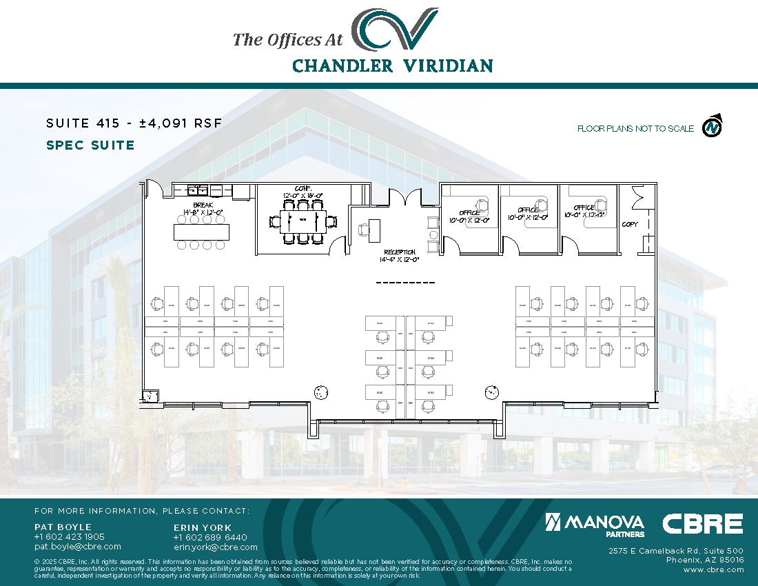 3133 W Frye Rd, Chandler, AZ for lease Floor Plan- Image 1 of 1