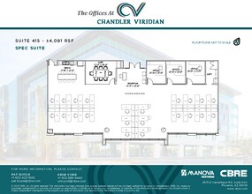 3133 W Frye Rd, Chandler, AZ for lease Floor Plan- Image 1 of 1