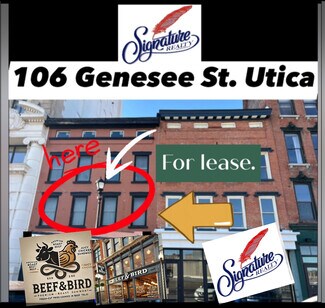 Plus de détails pour 106 Genesee St, Utica, NY - Bureau/Commerce de détail à louer