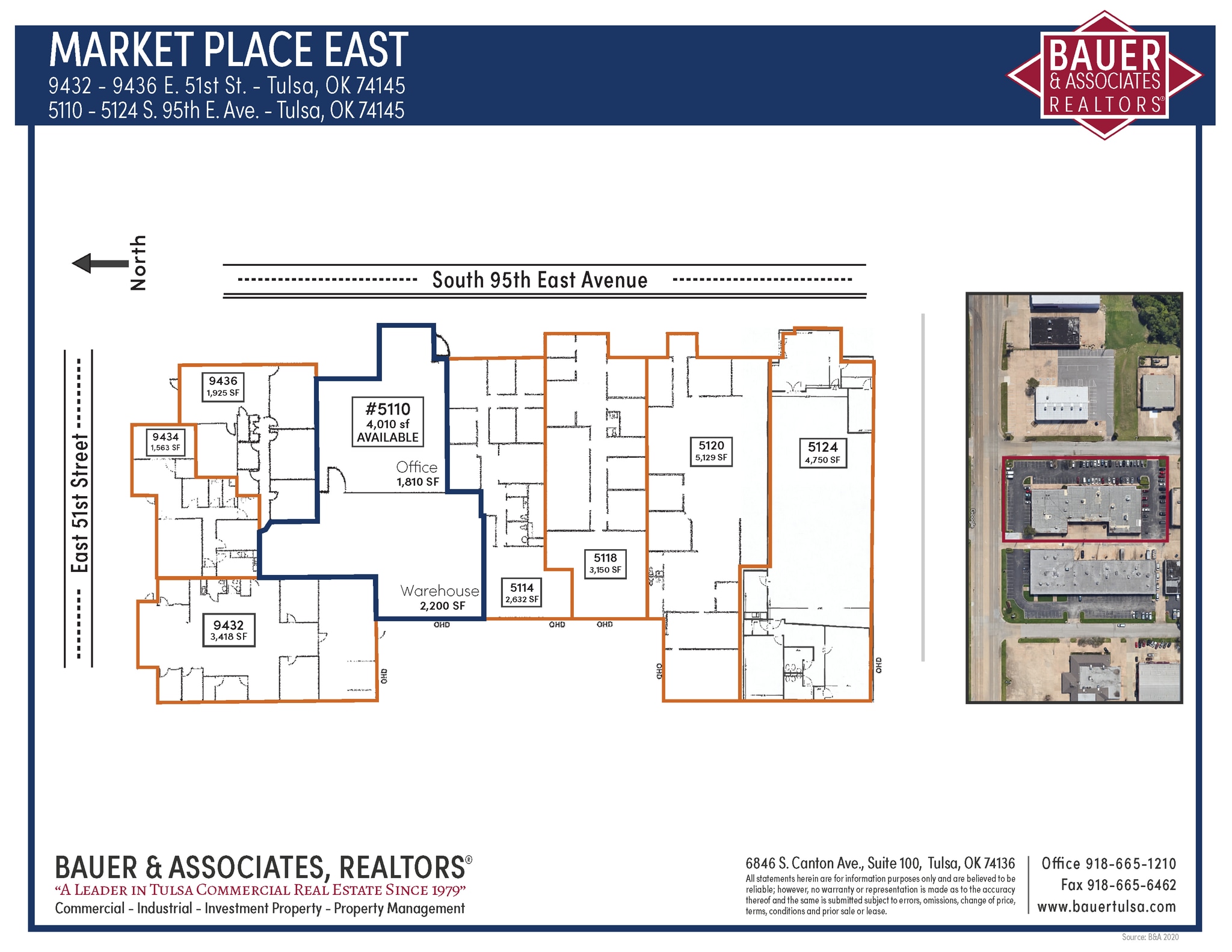 5110-5124 S 95th Ave, Tulsa, OK for lease Floor Plan- Image 1 of 1