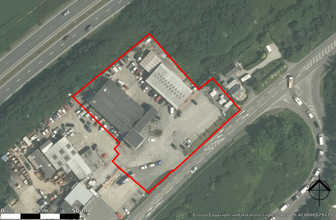 Victoria Rd, St Austell, CON - aerial  map view