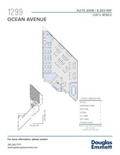 1299 Ocean Ave, Santa Monica, CA à louer Plan d’étage- Image 1 de 1