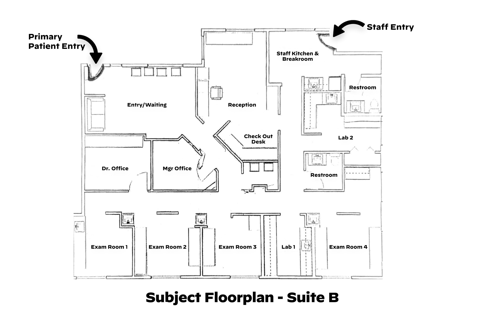 925 Town Centre Dr, Medford, OR à louer Plan d’étage- Image 1 de 1