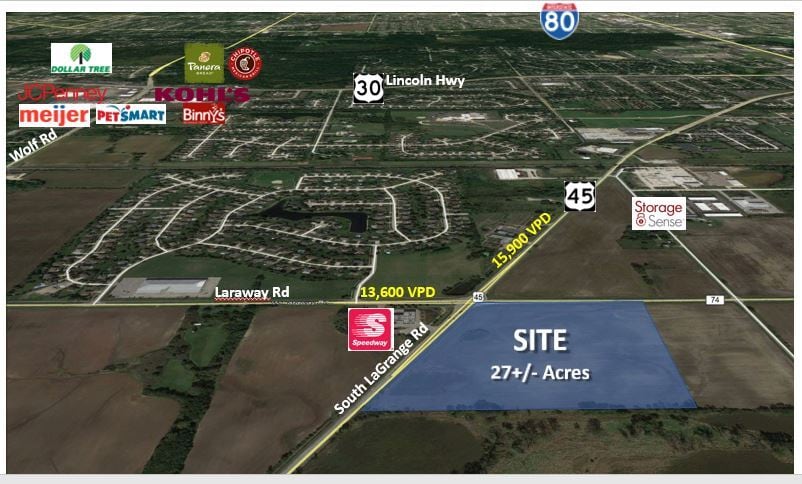 0 Lagrange Road & Laraway Road Rd, Frankfort, IL for sale - Building Photo - Image 2 of 5
