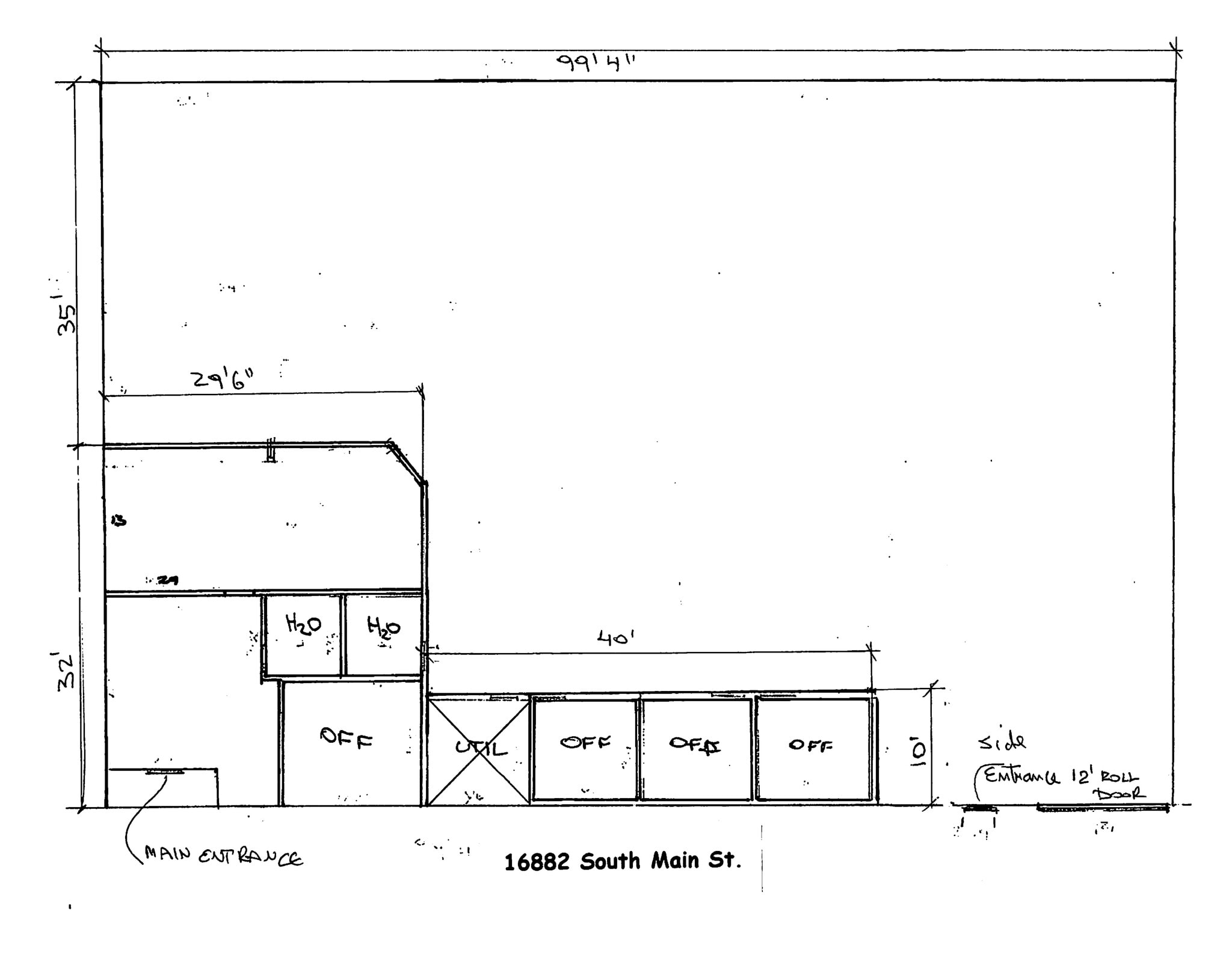 16882 S Main St, Gardena, CA for lease Site Plan- Image 1 of 1