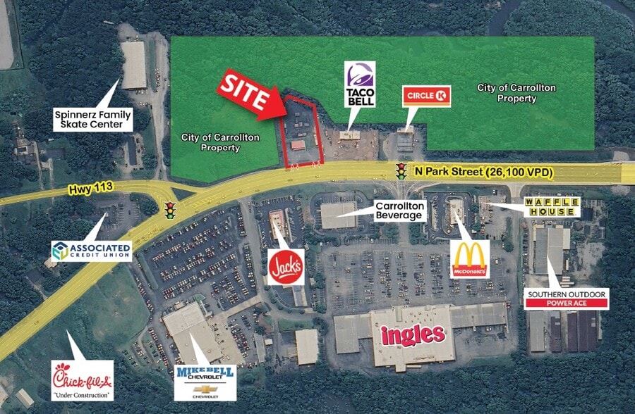 1133 N Park St, Carrollton, GA for lease - Building Photo - Image 2 of 2