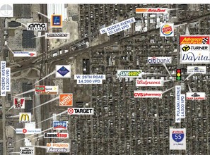 NEC 24th & Pulaski Rd, Chicago, IL - aerial  map view