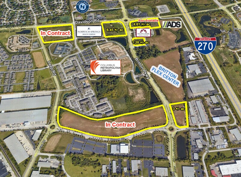 Davidson Rd, Hilliard, OH à vendre - Aérien - Image 2 de 4