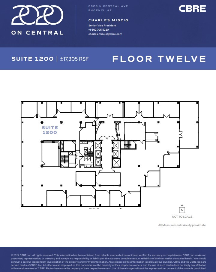 2020 N Central Ave, Phoenix, AZ for lease Floor Plan- Image 1 of 1