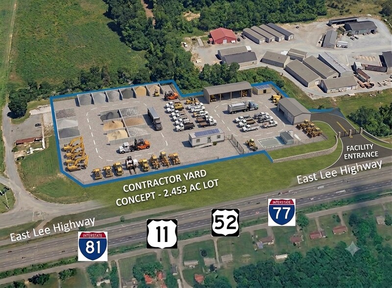 2220 E Lee Hwy, Wytheville, VA à louer - Aérien - Image 3 de 3