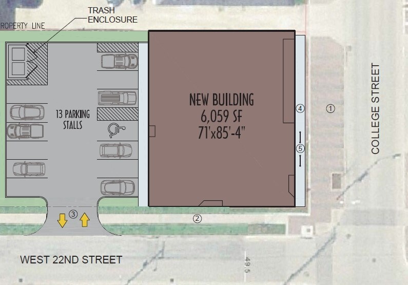 2125 College St, Cedar Falls, IA à louer - Photo du bâtiment - Image 2 de 2