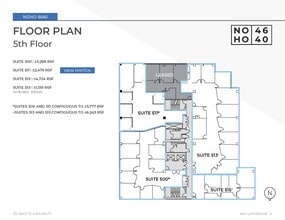 4640 Lankershim Blvd, North Hollywood, CA à louer Plan d’étage- Image 1 de 1